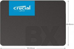 حافظه SSD اینترنال کروشال مدل BX500 3D NAND 2.5 inch ظرفیت 2 ترابایت