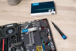 حافظه SSD اینترنال کروشال مدل P2 NVMe PCIe M.2 2280 ظرفیت 250 گیگابایت