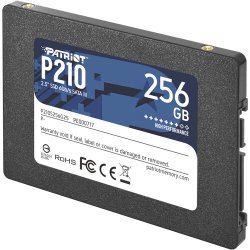 حافظه SSD اینترنال پاتریوت مدل P210 Sata III ظرفیت 256 گیگابایت