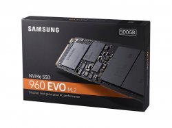 حافظه اس اس دی سامسونگ مدل 960 اوو NVMe M2 با ظرفیت 500 گیگابایت