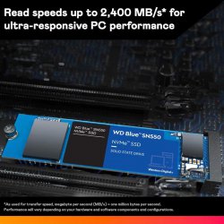 حافظه SSD اینترنال وسترن دیجیتال مدل Blue SN550 NVMe M.2 2280 ظرفیت 500 گیگابایت