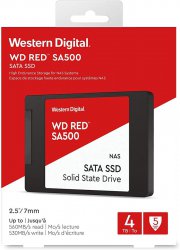 حافظه اس اس دی وسترن دیجیتال مدل Red SA500 با ظرفیت 4 ترابایت