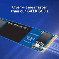 حافظه SSD اینترنال وسترن دیجیتال مدل Blue SN550 NVMe M.2 2280 ظرفیت 250 گیگابایت