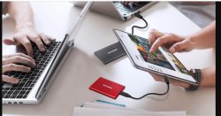 حافظه SSD اکسترنال سامسونگ مدل T7 ظرفیت 1 ترابایت