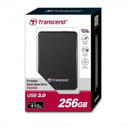 حافظه اس اس دی اکسترنال ترنسند مدل ای اس دی 400 با ظرفیت 256 گیگابایت