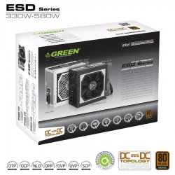 منبع تغذیه کامپیوتر گرین مدل GP330A ESD