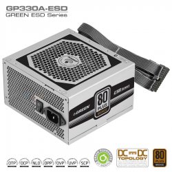منبع تغذیه کامپیوتر گرین مدل GP330A ESD