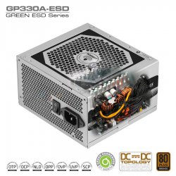 منبع تغذیه کامپیوتر گرین مدل GP330A ESD