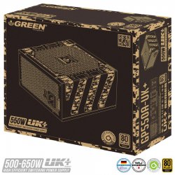 منبع تغذیه کامپیوتر گرین مدل GP550A UK Plus