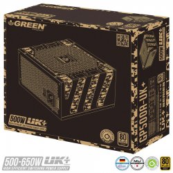 منبع تغذیه کامپیوتر گرین مدل GP500A UK Plus