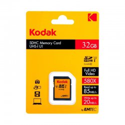کارت حافظه کداک مدل SDHC کلاس 10 استاندارد UHS_I U1 85mp ظرفیت 32 گیگابایت