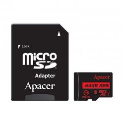 کارت حافظه MicroSDHC اپیسر کلاس 10 استاندارد UHS_I U1 85mp ظرفیت 64 گیگابایت