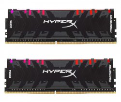 رم 2کاناله کامپیوتر کینگستون مدل HyperX Predator RGB با حافظه 32 گیگابایت و فرکانس 3200 مگاهرتز