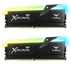 رم دسکتاپ تیم گروپ مدل XCALIBUR RGB با حافظه 16 گیگابایت و فرکانس 4000 مگاهرتز