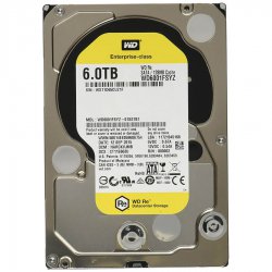هارددیسک اینترنال وسترن دیجیتال مدل WD6001FSYZ ظرفیت 6 ترابایت