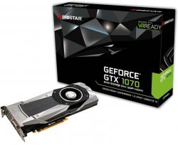 کارت گرافیک بایوستار مدل VN1075XV82 GTX1070  با حافظه 8 گیگابایت