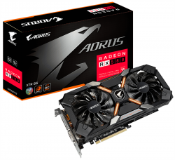 کارت گرافیک گیگابایت مدل آئورس آر ایکس 580 ایکس تی آر با حافظه 8 گیگابایت