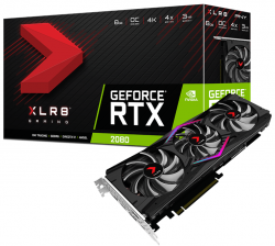 کارت گرافیک پی ان وای مدل GeForce RTX 2080 8GB XLR8 با حافظه 8 گیگابایت