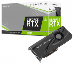 کارت گرافیک پی ان وای مدل GeForce RTX 2080 8GB Blower با حافظه 8 گیگابایت