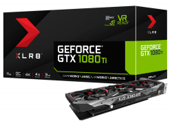 کارت گرافیک پی ان وای مدل GTX 1080 Ti XLR8 Gaming OC  با حافظه 11 گیگابایت
