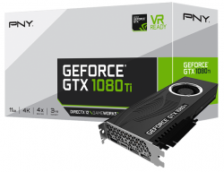 کارت گرافیک پی ان وای مدل GTX 1080 Ti Blower Edition  با حافظه 11 گیگابایت