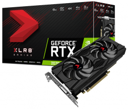 کارت گرافیک پی ان وای مدل GeForce RTX 2070 8GB XLR8 Gaming OC Edition با حافظه 8 گیگابایت