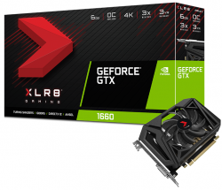 کارت گرافیک پی ان وای مدل GeForce GTX 1660 XLR8 Gaming OC  با حافظه 6 گیگابایت