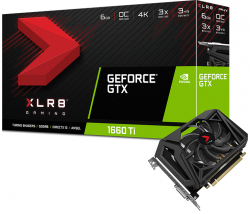 کارت گرافیک پی ان وای مدل GeForce GTX 1660 Ti XLR8 Gaming OC  با حافظه 6 گیگابایت