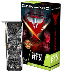 کارت گرافیک گینوارد مدل GeForce RTX 2070 Phoenix GS 3X FAN با حافظه 8 گیگابایت