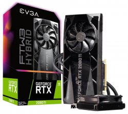 کارت گرافیک ای وی جی ای مدل GeForce RTX 2080 TI FTW3 ULTRA HYBRID GAMING با حافظه 11 گیگابایت