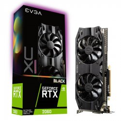 کارت گرافیک ای وی جی ای مدل GeForce RTX 2060 XC ULTRA BLACK GAMING با حافظه 6 گیگابایت