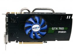کارت گرافیک یستون مدل GTX760 4G D5 Game ACE با حافظه 4 گیگابایت