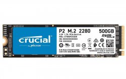 حافظه SSD اینترنال کروشال مدل P2 NVMe PCIe M.2 2280 ظرفیت 500 گیگابایت