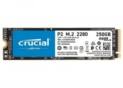 حافظه SSD اینترنال کروشال مدل P2 NVMe PCIe M.2 2280 ظرفیت 250 گیگابایت