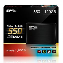 حافظه پرسرعت سیلیکون پاور اس 60 با ظرفیت 120 گیگابایت