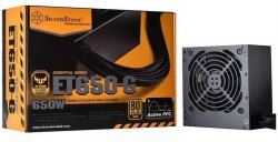 منبع تغذیه کامپیوتر سیلوراستون مدل Essential SST-ET650-G