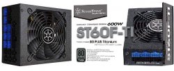 منبع تغذیه کامپیوتر سیلوراستون مدل Strider Titanium SST-ST60F-TI