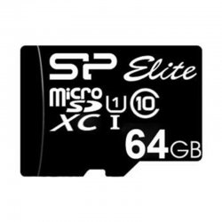 کارت حافظه MicroSDXC سیلیکون پاور مدل Elite کلاس 10 استاندارد UHS_I U1 با سرعت 85mb و ظرفیت 64 گیگابایت