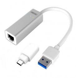 کارت شبکه USB ۳.۰ به Gigabit Ethernet یونیتک مدل Y_۳۴۶۴A