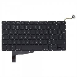 کیبورد لپ تاپ اپل MacBook Pro A1286 LAT 2008 مشکی اینتربزرگ به همراه کلید پاور