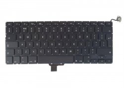 کیبورد لپ تاپ اپل MacBook Pro A1278 مشکی اینتربزرگ به همراه کلید پاور