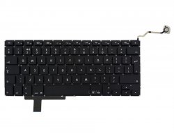 کیبورد لپ تاپ اپل MacBook Pro A1297 مشکی اینتربزرگ به همراه کلید پاور