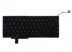 کیبورد لپ تاپ اپل MacBook Pro A1297 مشکی اینترکوچک به همراه کلید پاور