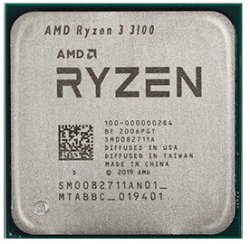 پردازنده تری ای ام دی مدل Ryzen 3 3100 با سوکت AM4 و فرکانس 3.6 گیگاهرتز