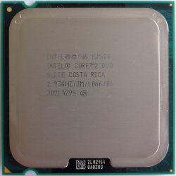 پردازنده اینتل مدل ای 7500 با سوکت 775 و فرکانس 2.93 گیگاهرتزی