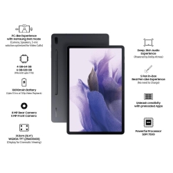 تبلت سامسونگ مدل galaxy tab s7 fe lte sm_t735 ظرفیت 64 گیگابایت