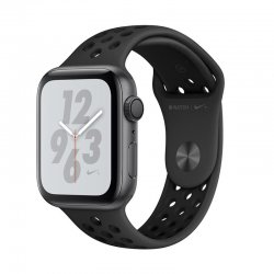 اپل واچ سری 4 مدل Nike Plus 44mm بدنه آلومینیومی به رنگ مشکی با بند سیلیکونی