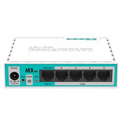 روتر شبکه ۵ پورت میکروتیک مدل hEX lite