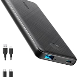 شارژر همراه انکر مدل power core super slim a1244h11 ظرفیت 10000 میلی آمپر ساعت