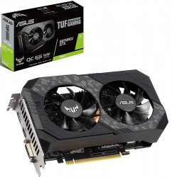 کارت گرافیک ایسوس مدل TUF_GTX1660_O6G_GAMING  با حافظه 6 گیگابایت